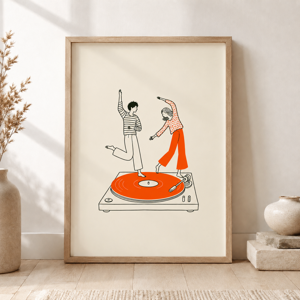 Dancing In The Groove Wall Art