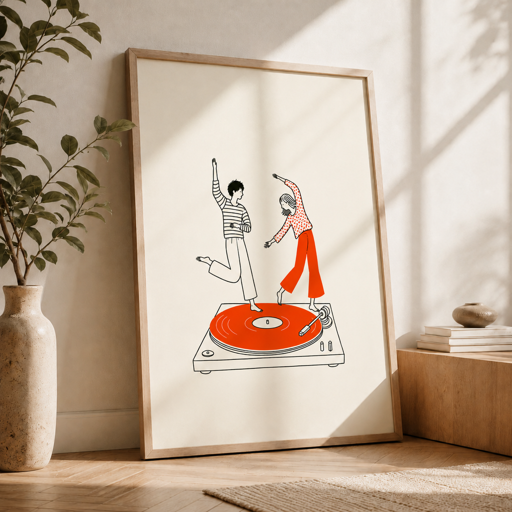 Dancing In The Groove Wall Art