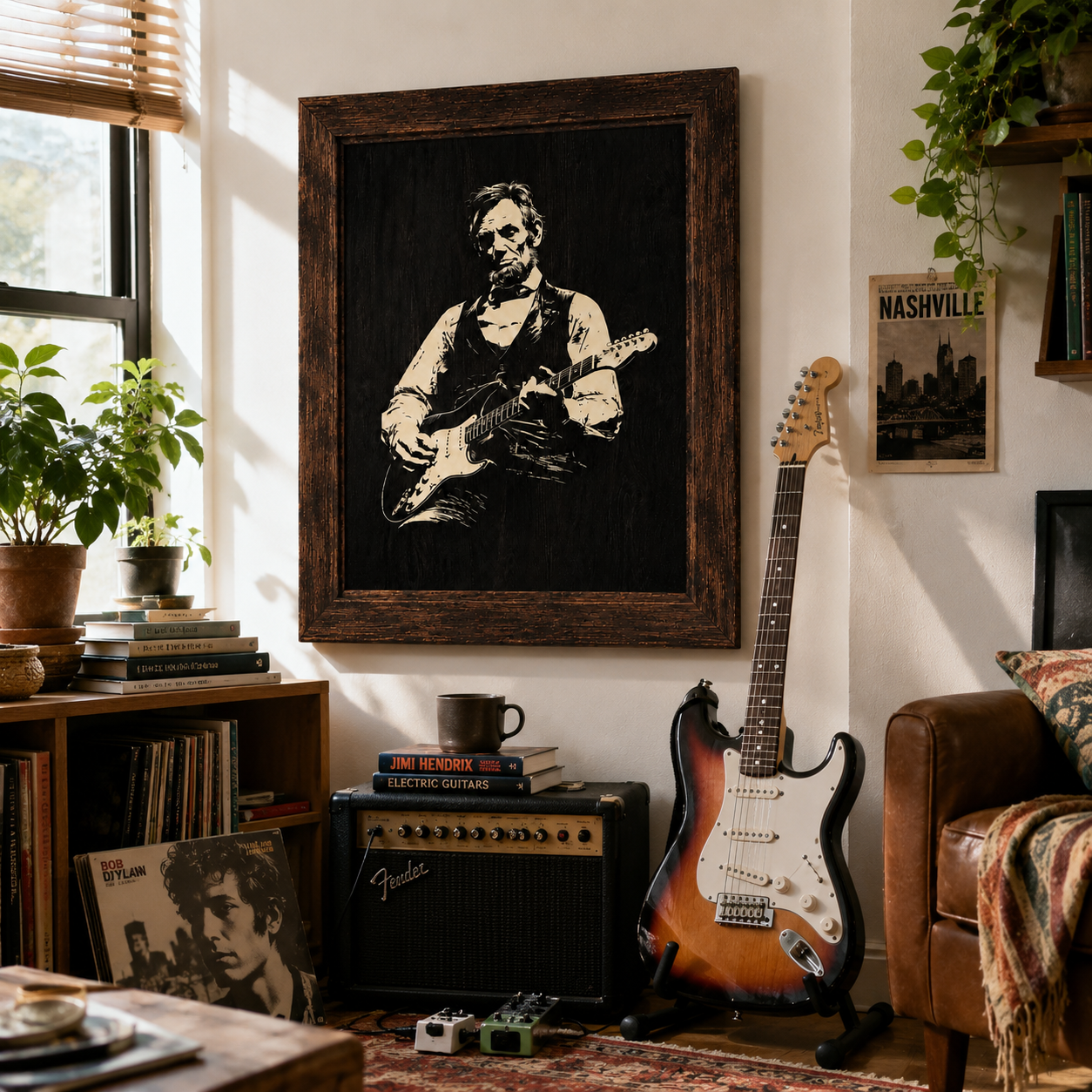 Abe And His Axe Wall Art