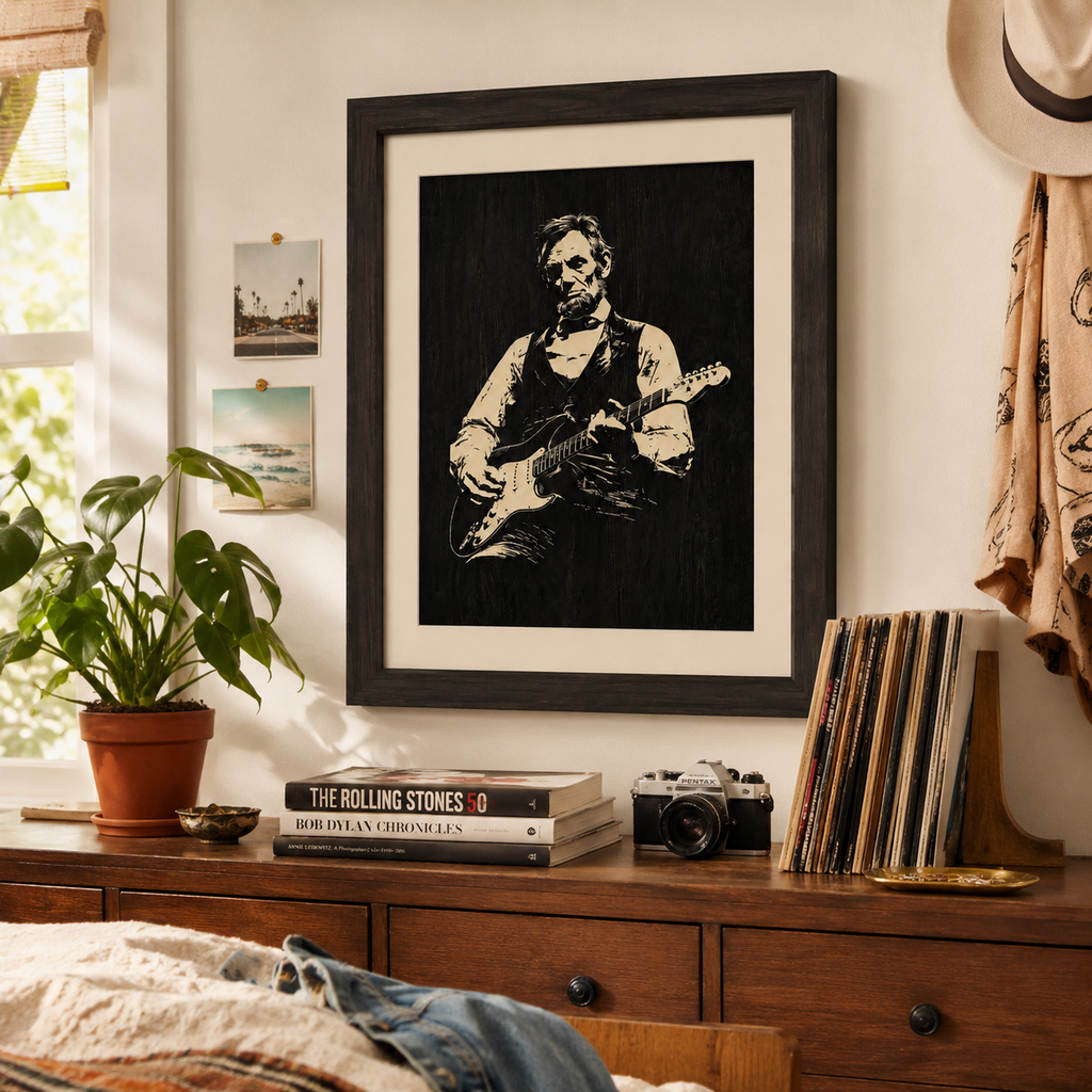 Abe And His Axe Wall Art