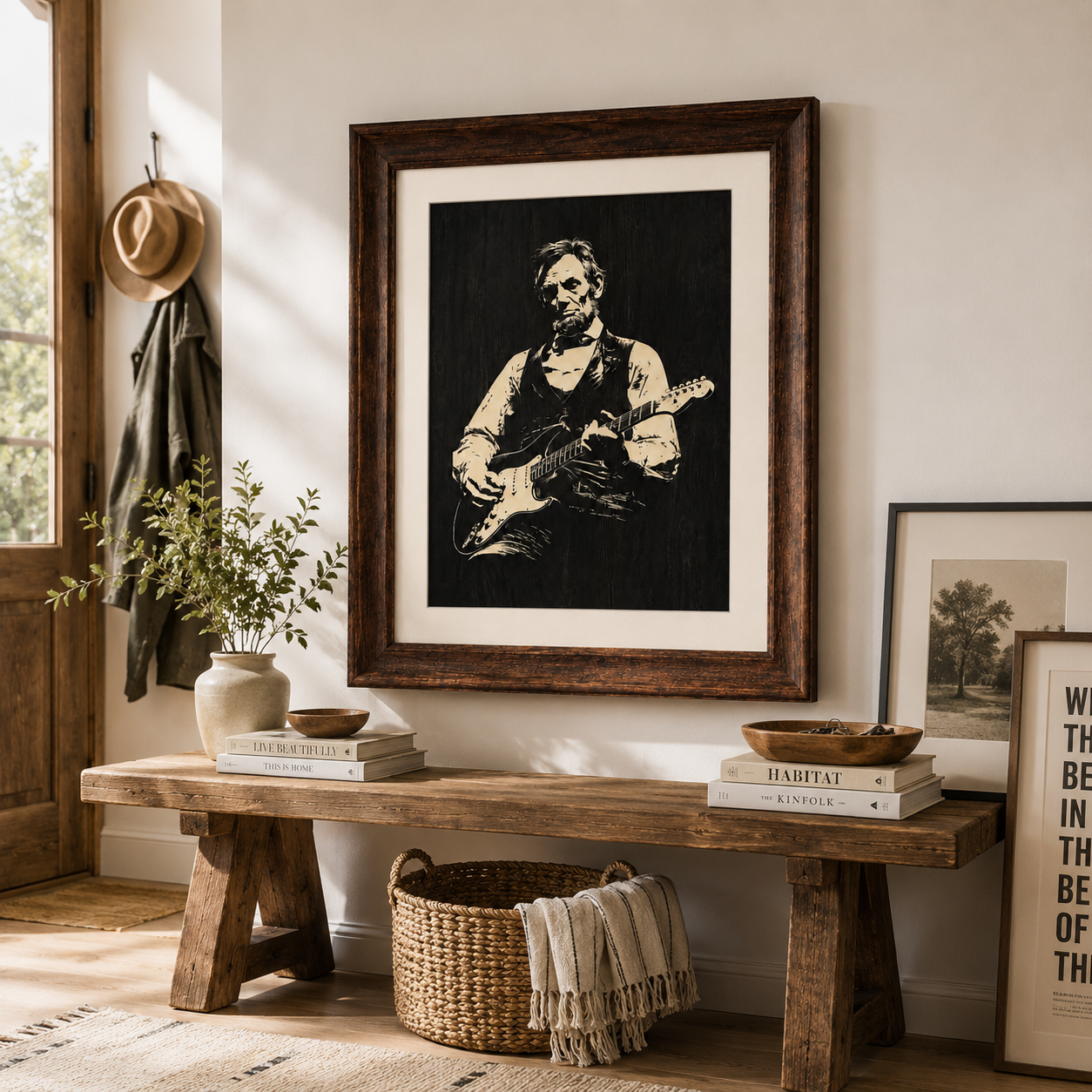 Abe And His Axe Wall Art