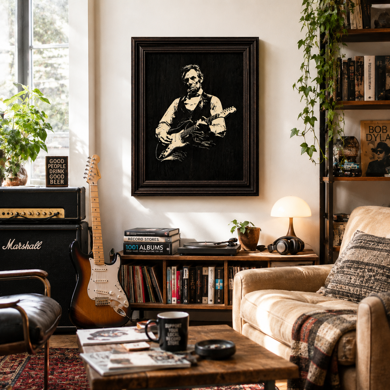 Abe And His Axe Wall Art