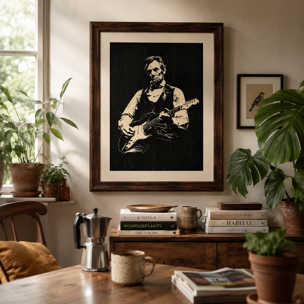 Abe And His Axe Wall Art