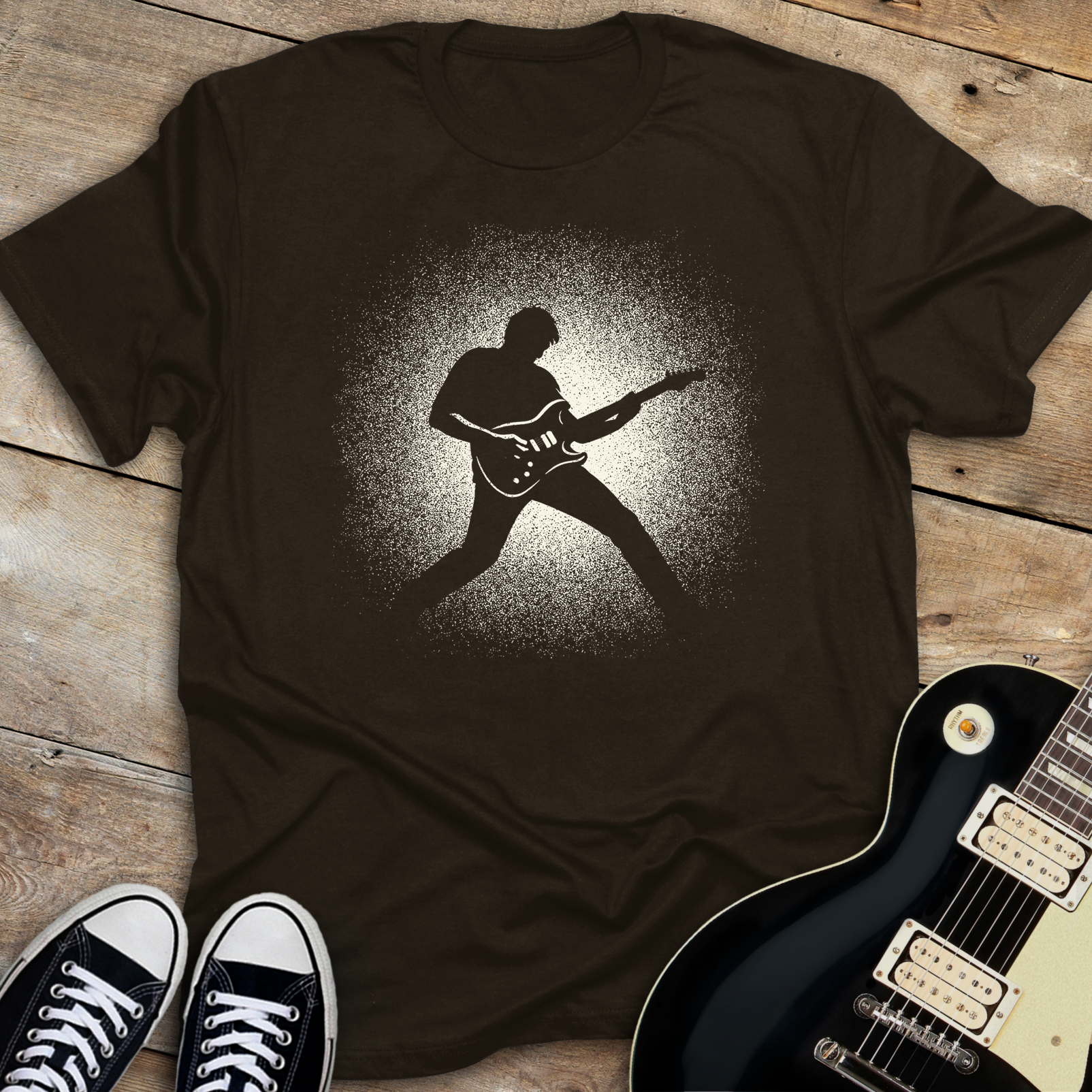 Backlit Guitarist T-shirt