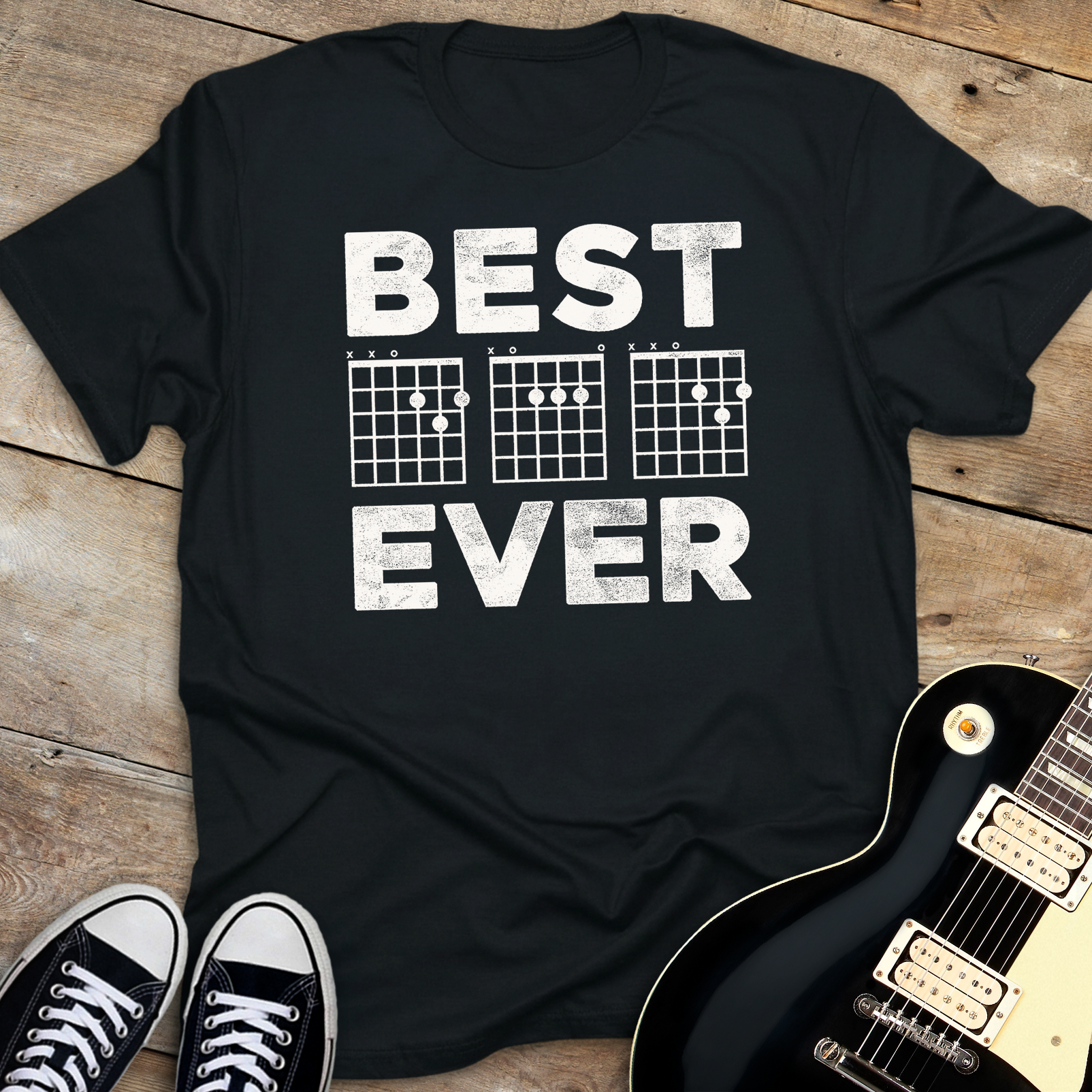 Best Dad Ever (chord chart) T-shirt