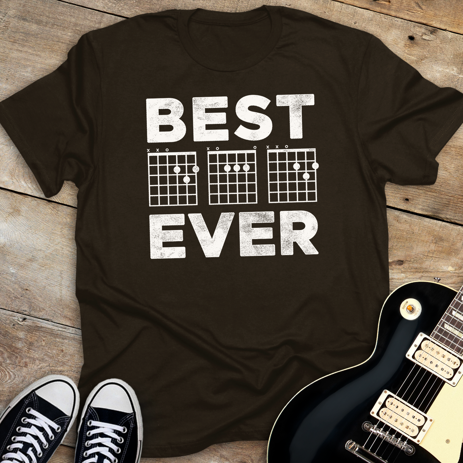 Best Dad Ever (chord chart) T-shirt