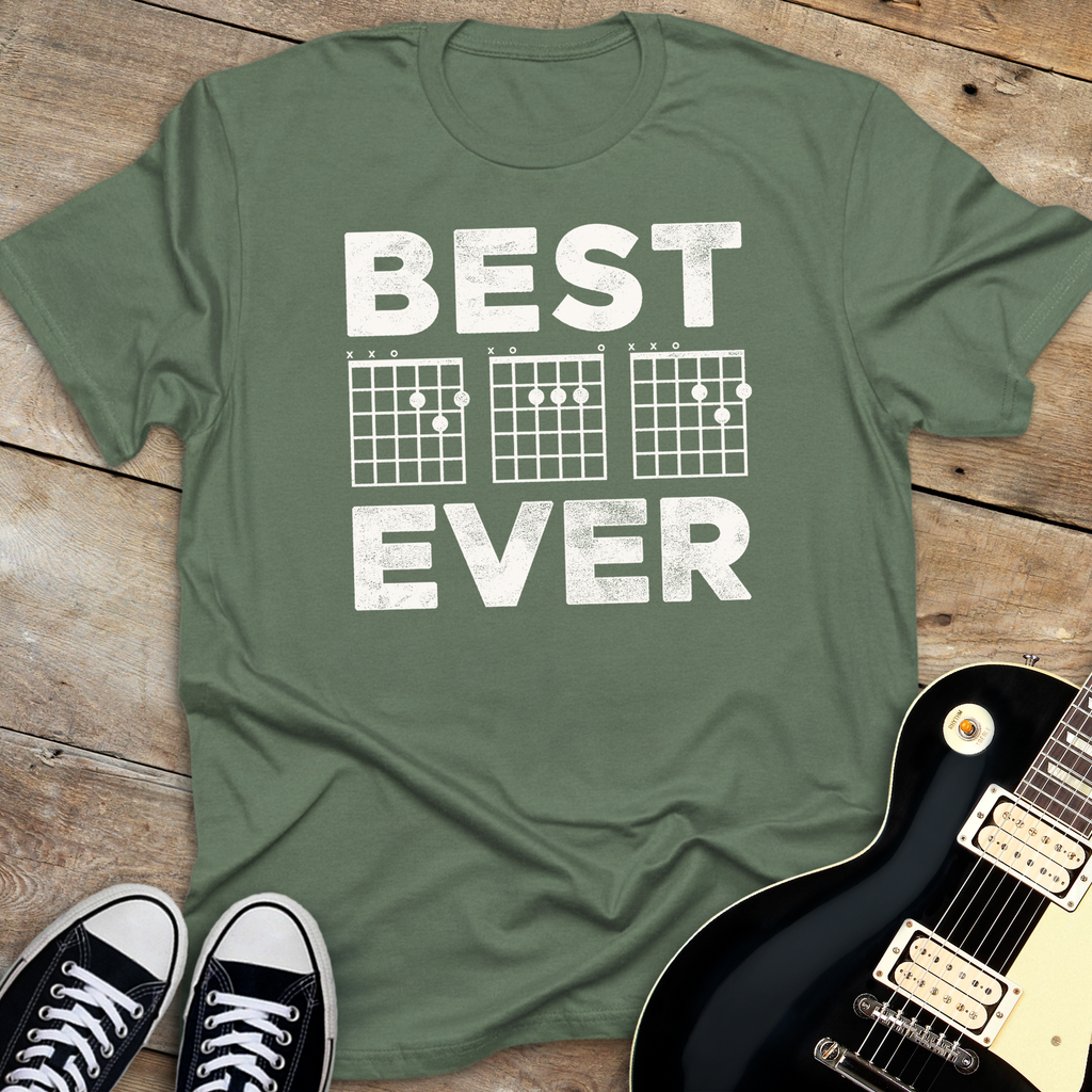 Best Dad Ever (chord chart) T-shirt