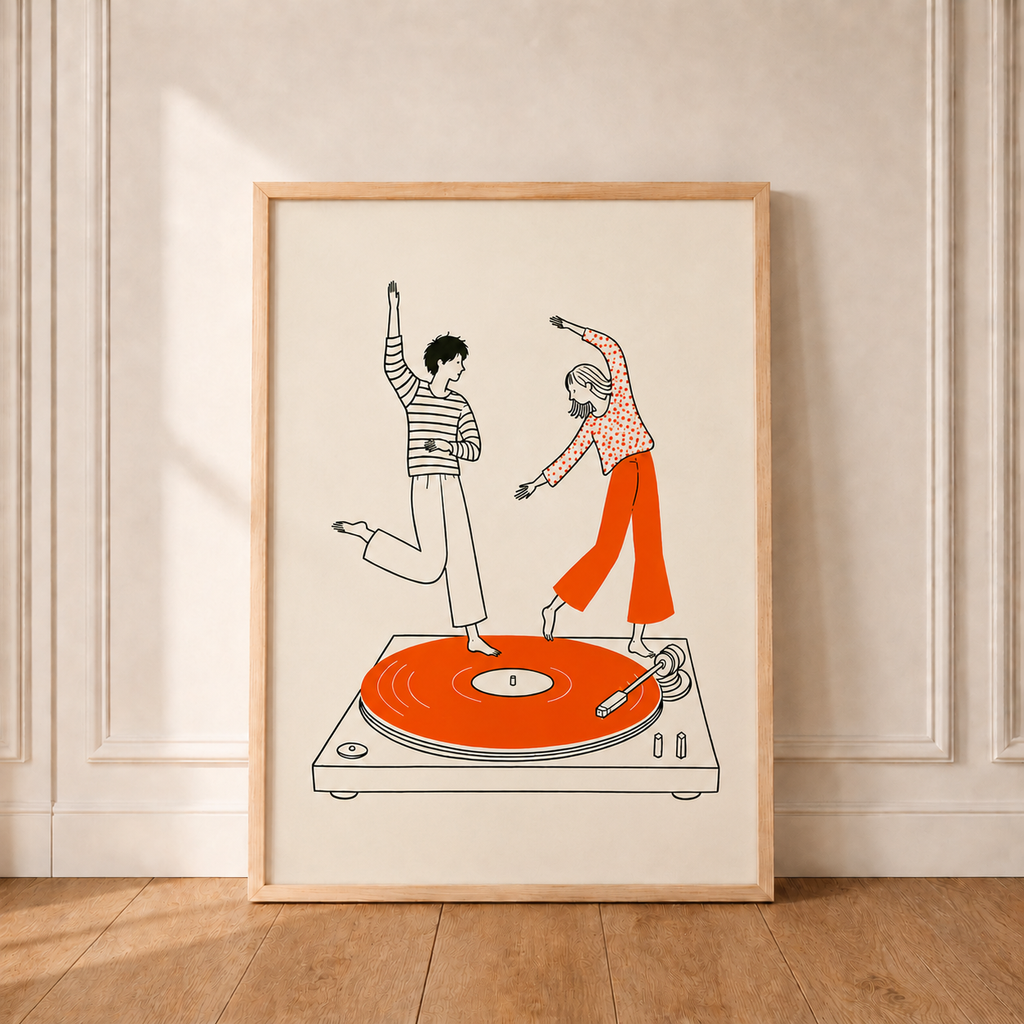 Dancing In The Groove Wall Art