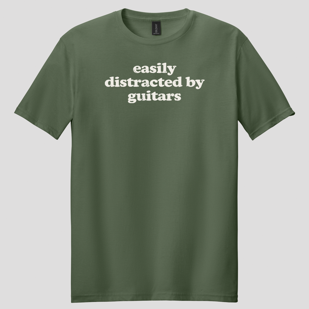 Easily Distracted By Guitars T-Shirt