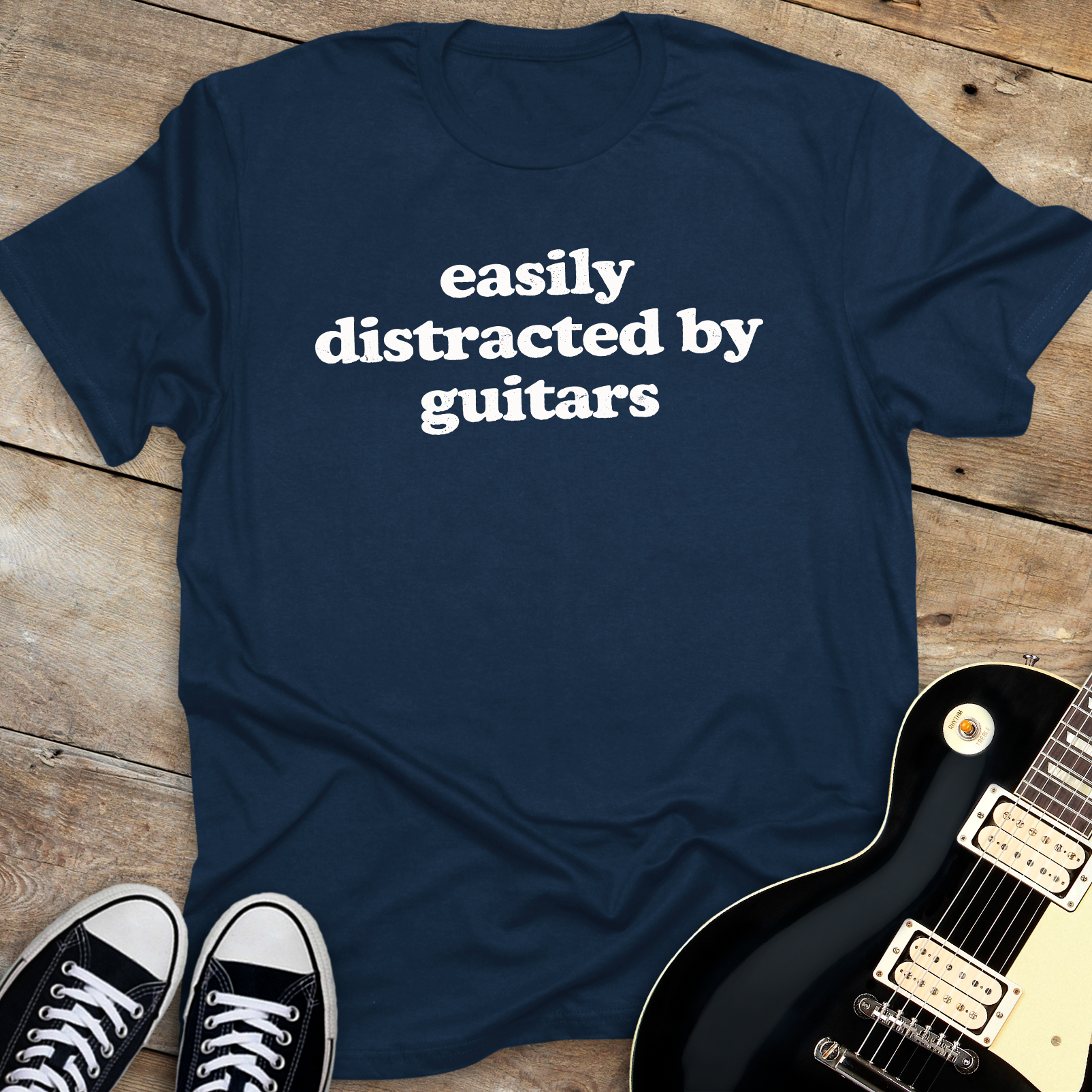 Easily Distracted By Guitars T-Shirt