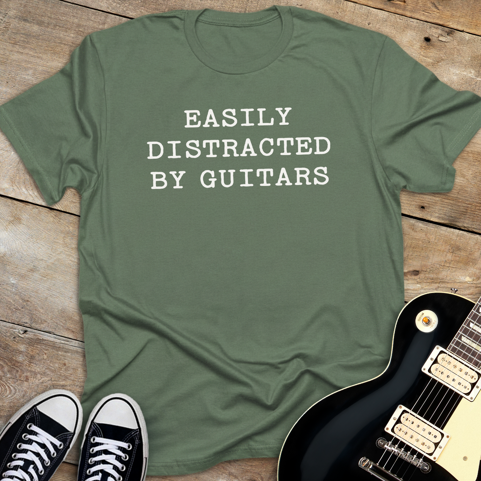 Easily Distracted By Guitars T-Shirt