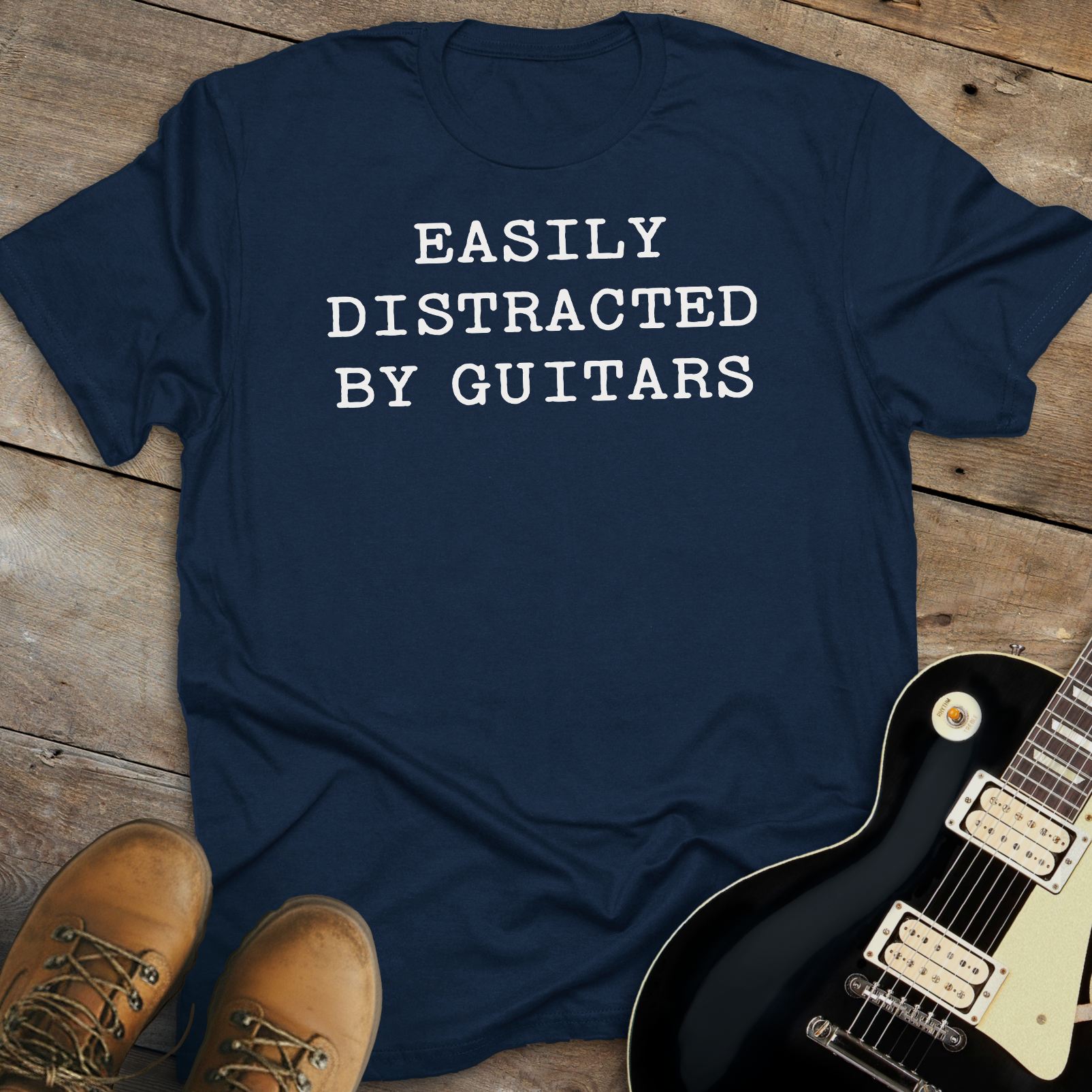 Easily Distracted By Guitars T-Shirt
