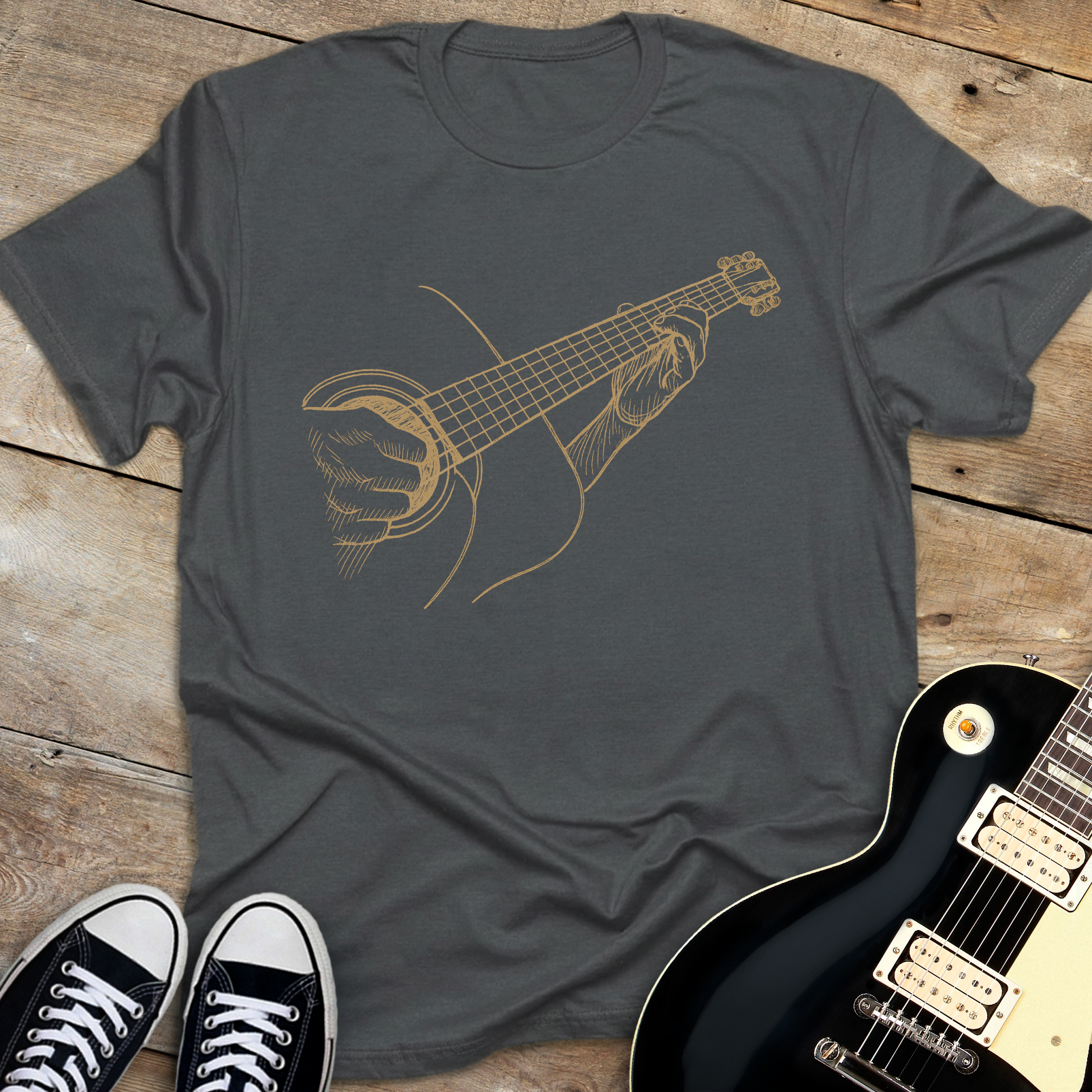 Guitarist Sketch T-shirt