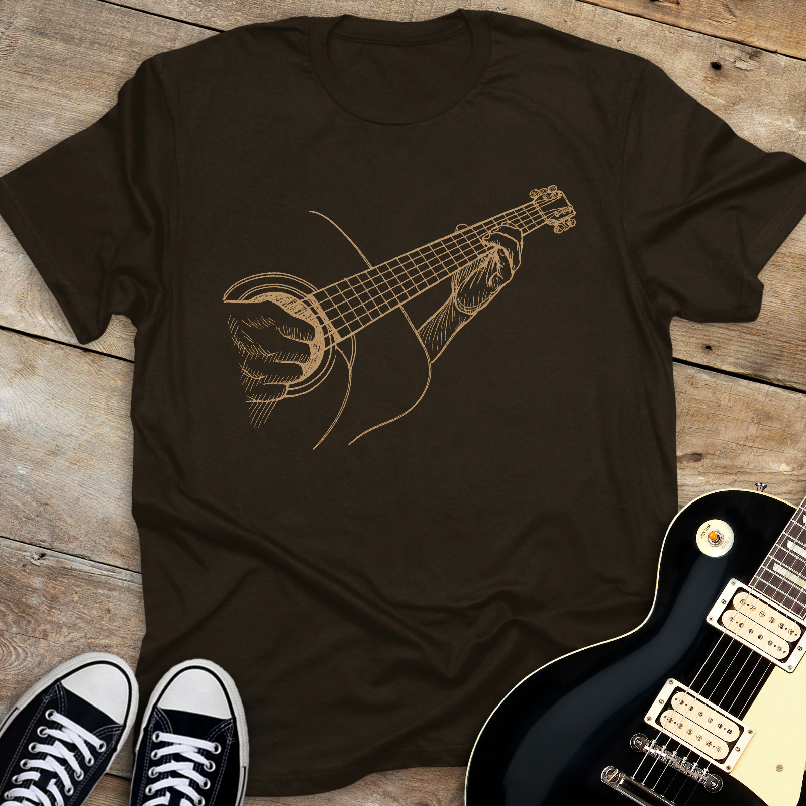 Guitarist Sketch T-shirt