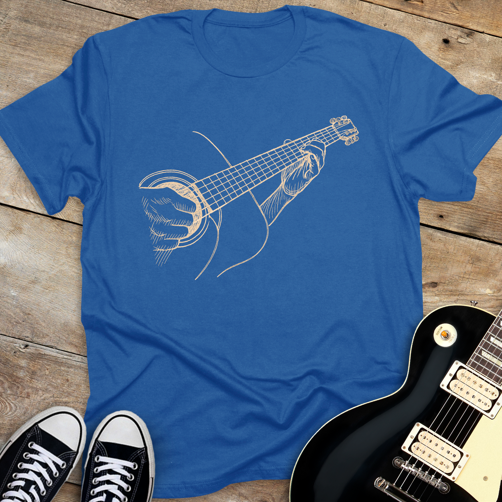 Guitarist Sketch T-shirt