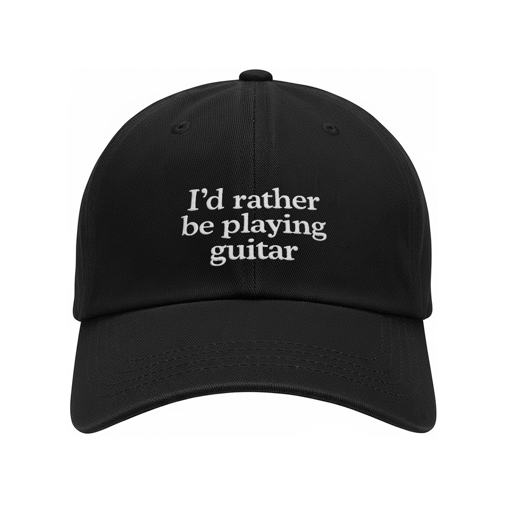 I'd Rather Be Playing Guitar Hat #2