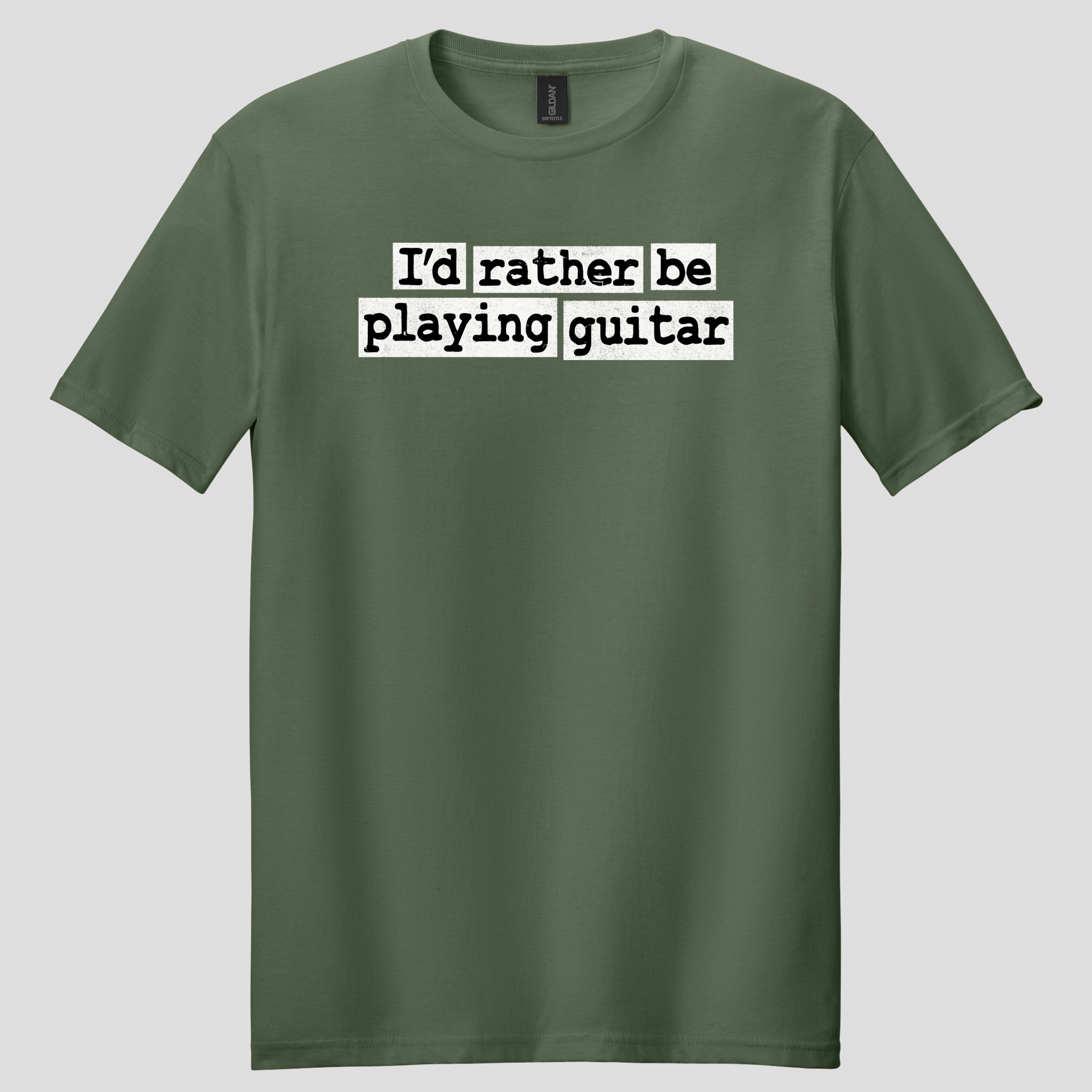 I'd Rather Be Playing Guitar T-Shirt