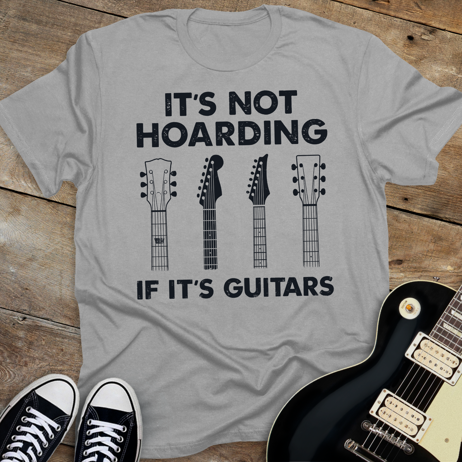 It's Not Hoarding If It's Guitars T-shirt