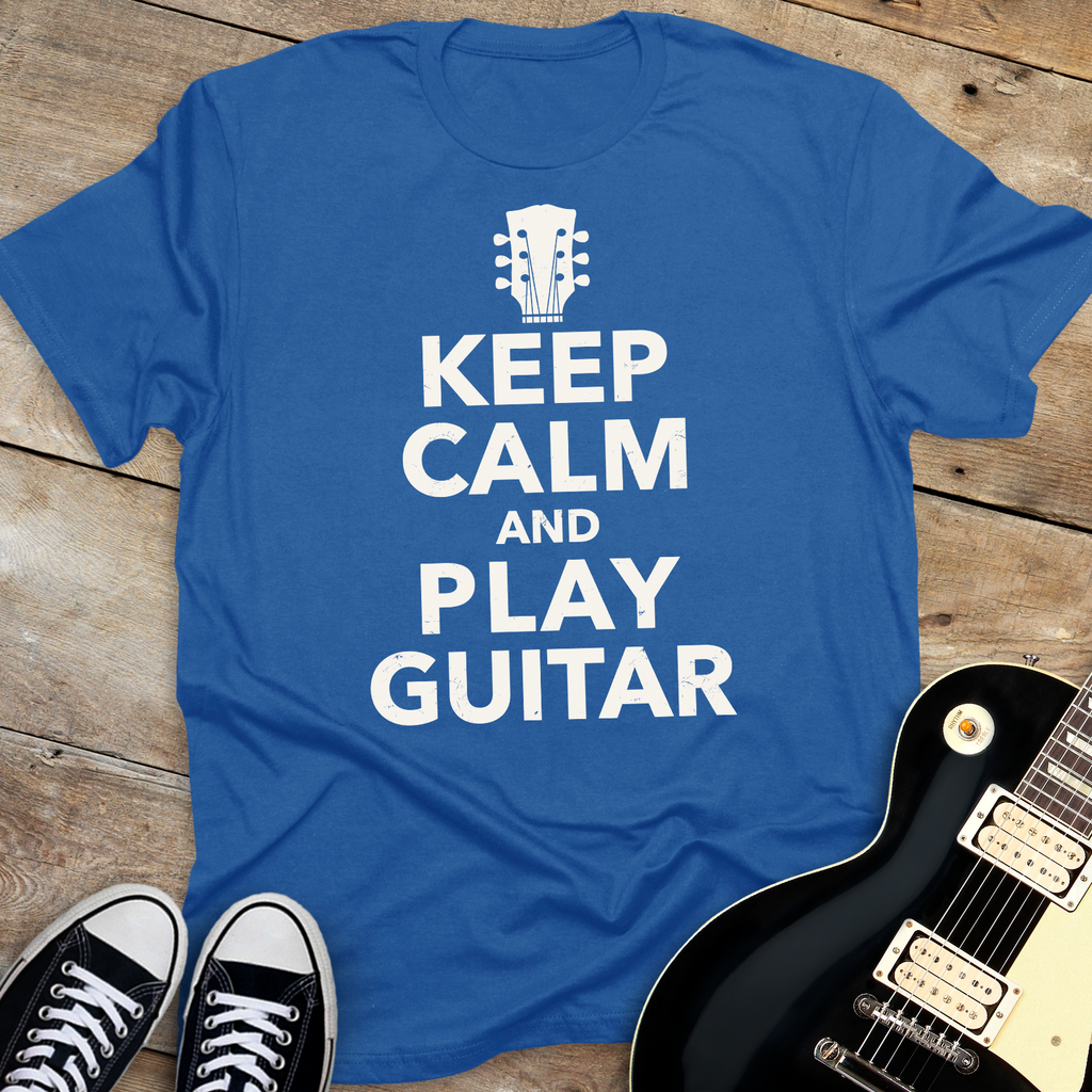 Keep Calm & Play Guitar T-shirt