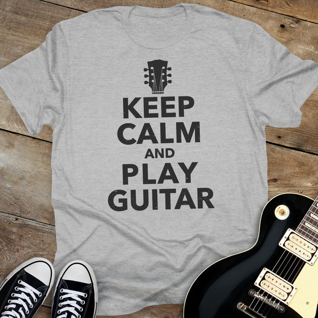 Keep Calm & Play Guitar T-shirt