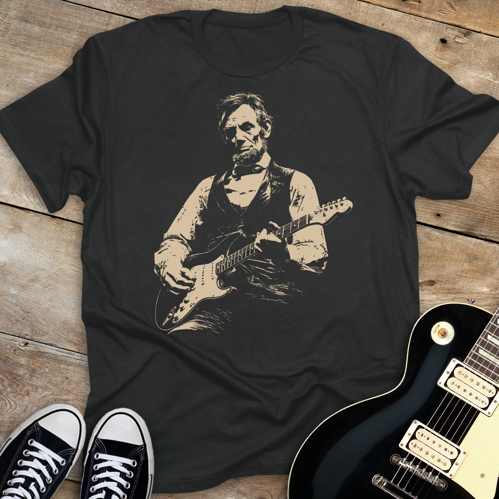 Lincoln Guitarist T-Shirt
