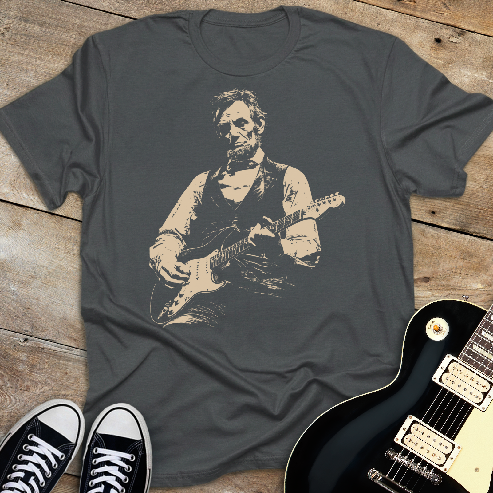 Lincoln Guitarist T-Shirt