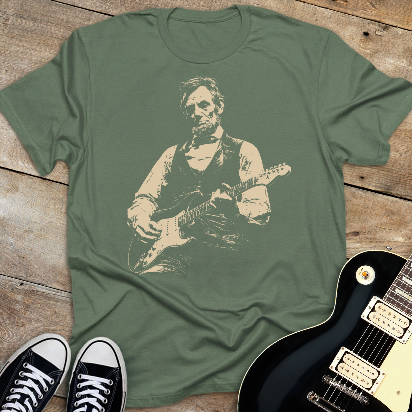 Lincoln Guitarist T-Shirt