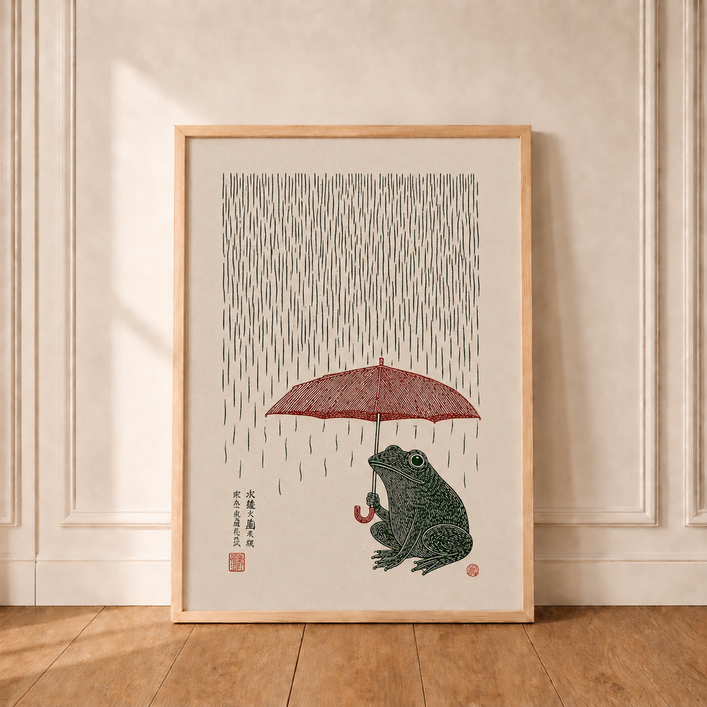 Rhythm in the Rain Wall Art