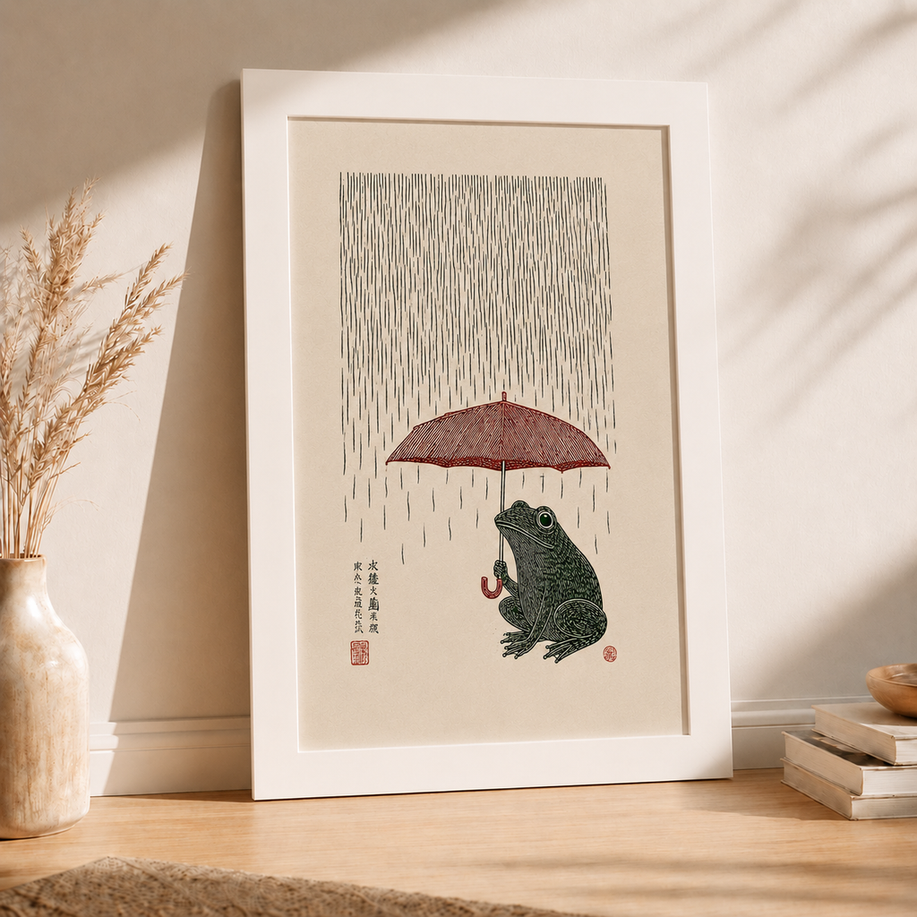Rhythm in the Rain Wall Art