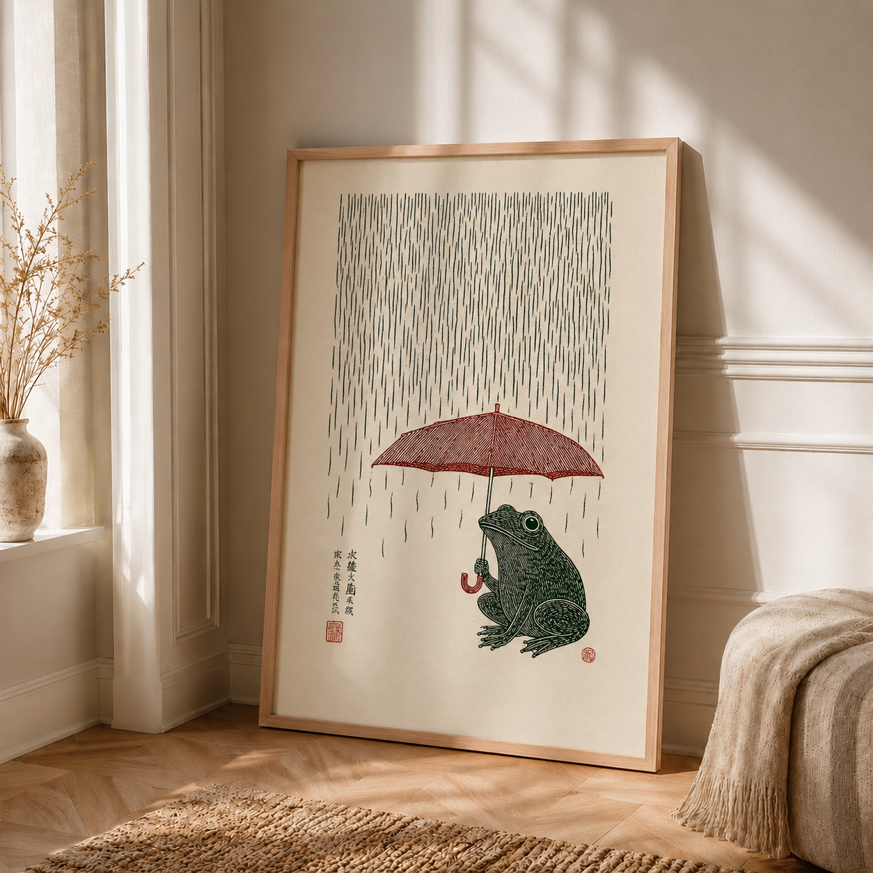 Rhythm in the Rain Wall Art