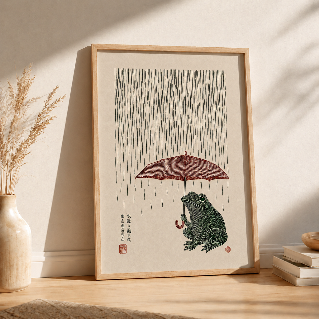 Rhythm in the Rain Wall Art