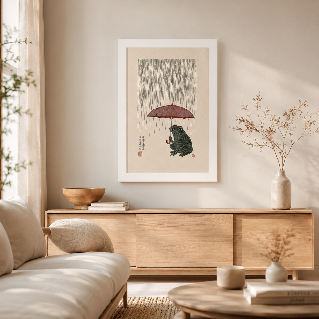 Rhythm in the Rain Wall Art