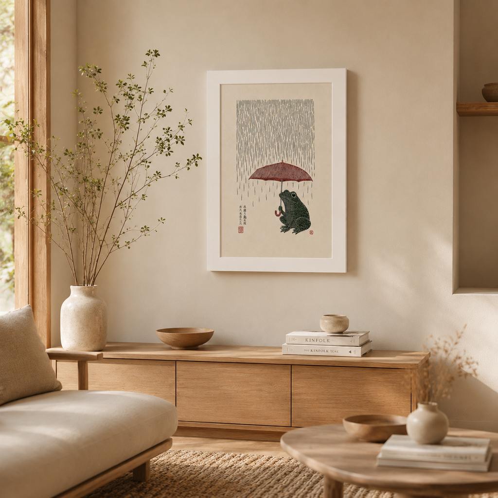Rhythm in the Rain Wall Art