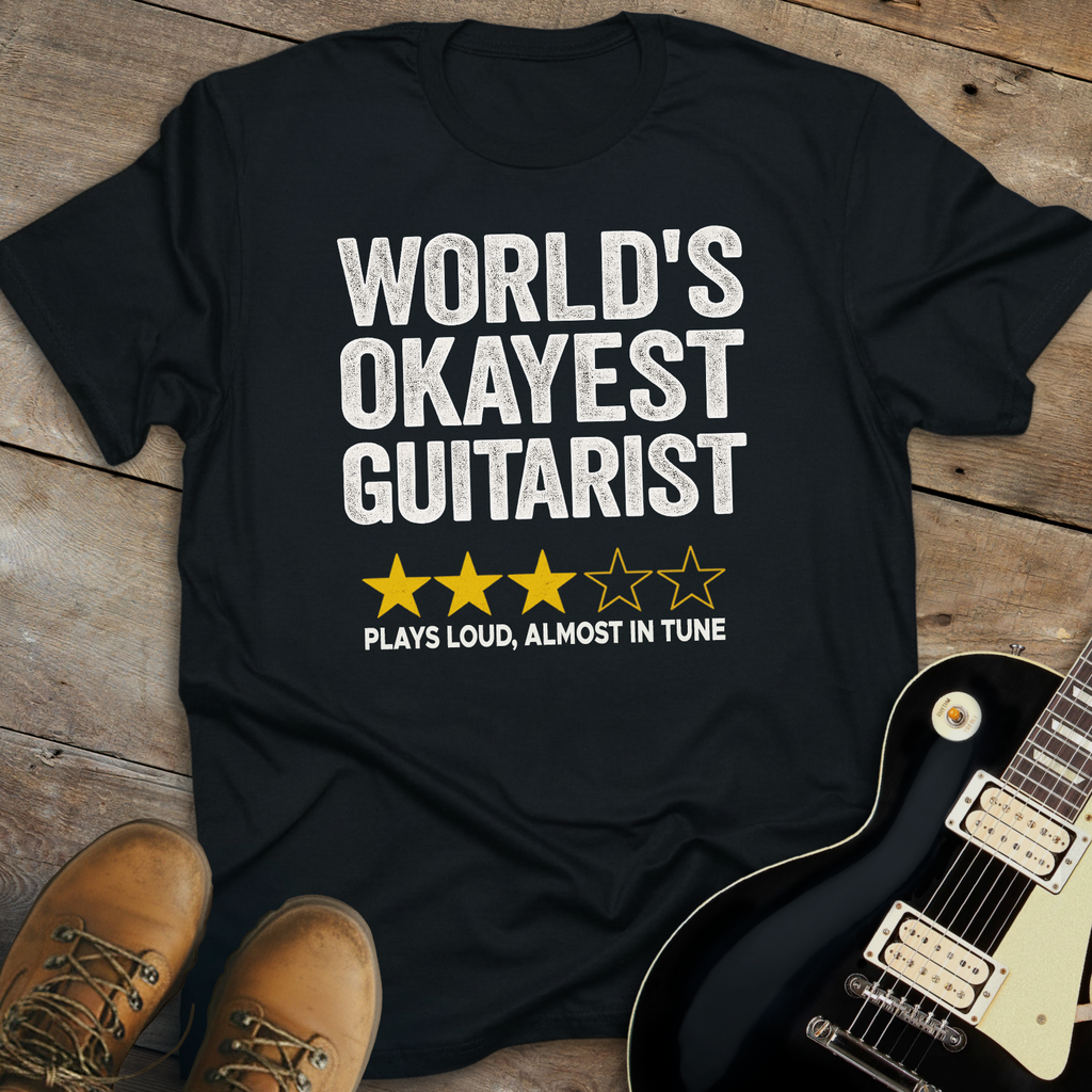 World's Okayest Guitarist T-Shirt