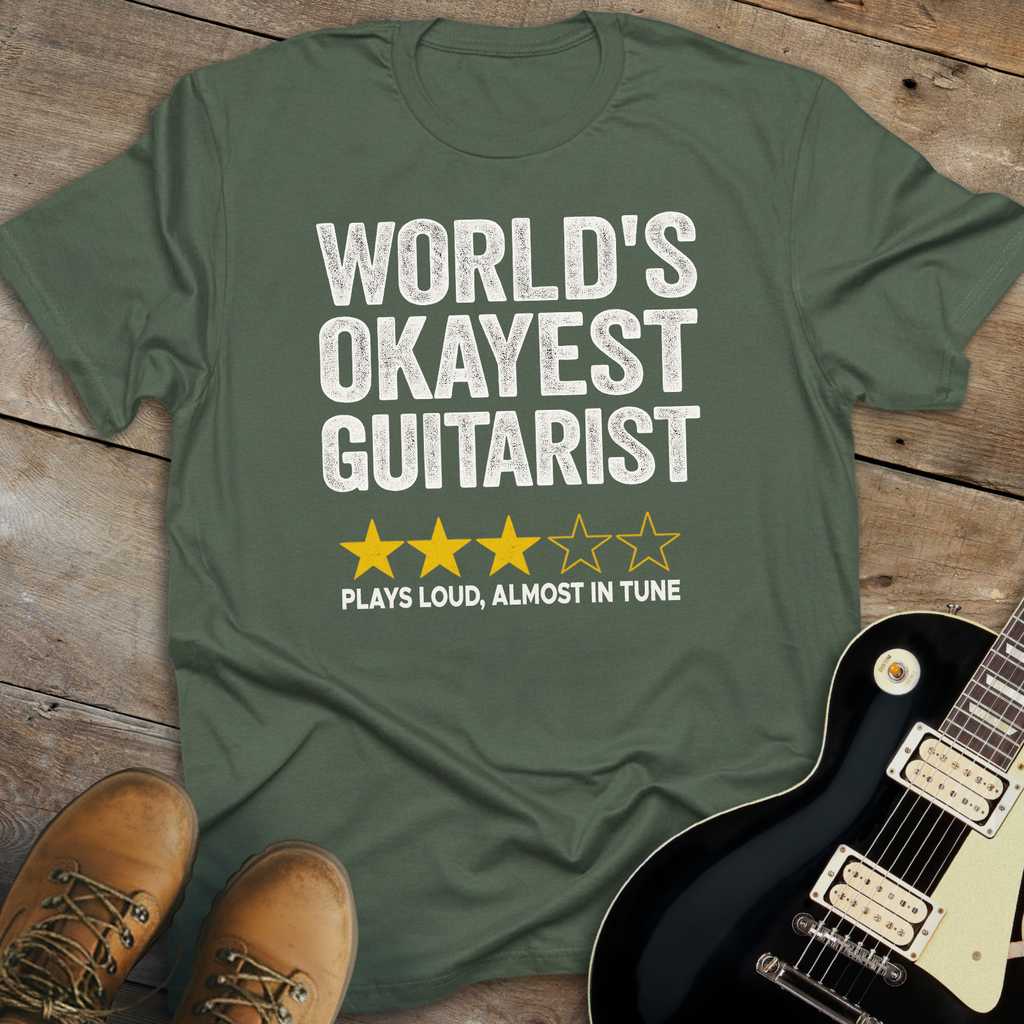 World's Okayest Guitarist T-Shirt