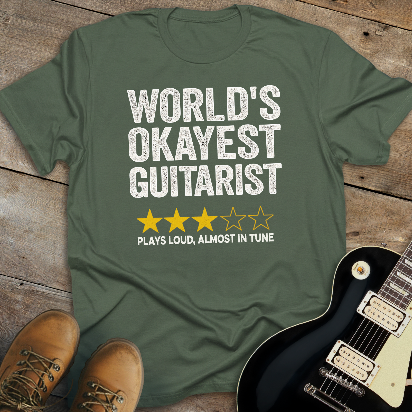 World's Okayest Guitarist T-Shirt